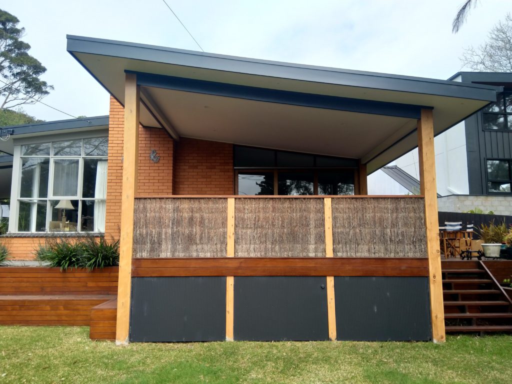 Pergola Infill with Timber Windows Frankston Window Frame